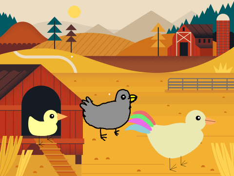 My chicken family UwU