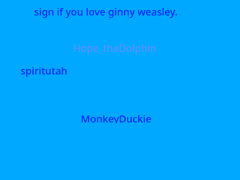 sign if you love ginny weasley monkeyduckie