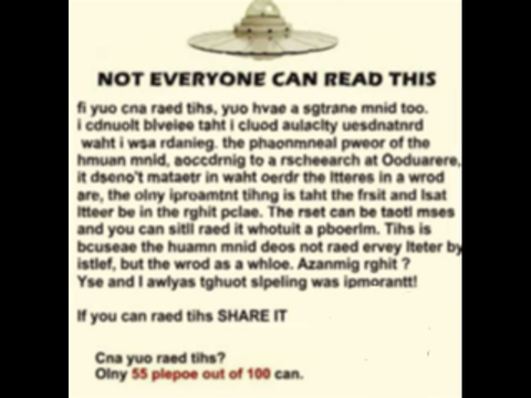 Not eevyrone can raed tihs!  riemx reimx rmeix remix