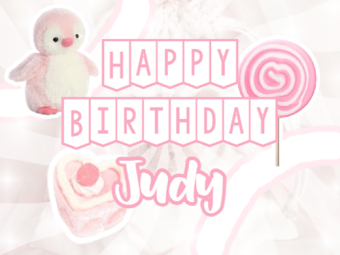 ˏˋ°•*⁀➷ Happy B-day Judy bestie 