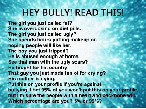 Remix this If you're against bullying 