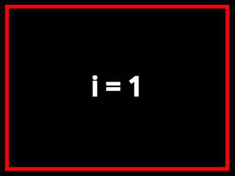 i = 1