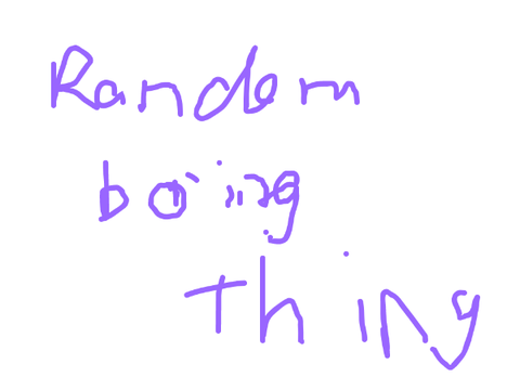 I am boring