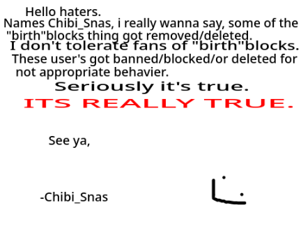 Message to numberblocks birth haters.