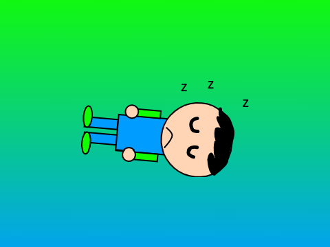 he is sleeping (fixed)