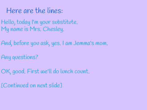 Voice auditions :D