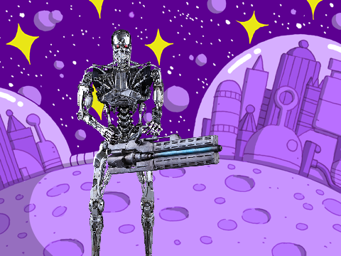 space preschoolers t-800