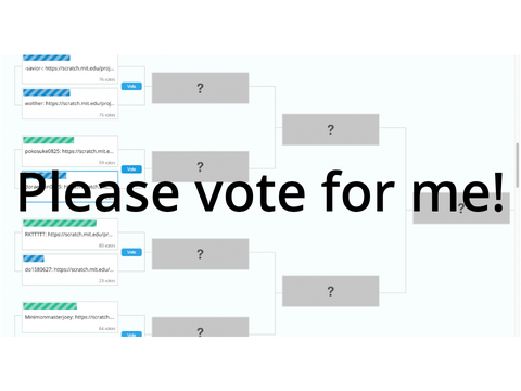 Please vote for me! please!