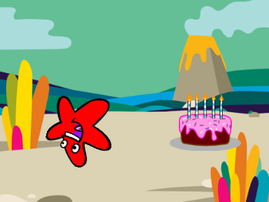 Tommy starfish's birthday slip up.