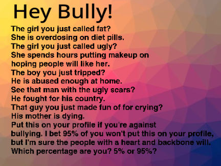 Remix this if you are against bullying remix