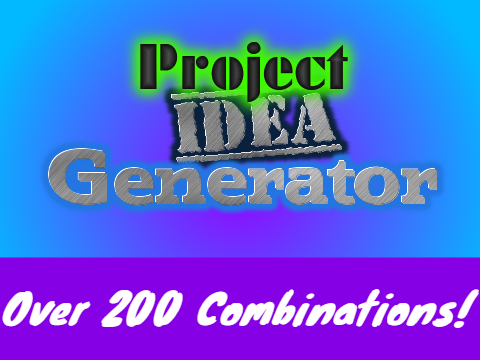 [100 New Ideas!] Project Idea Generator