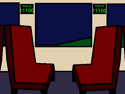 Train background transition