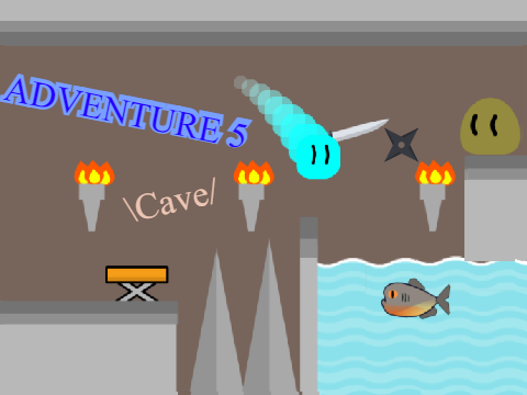 ADVENTURE 5 \Cave/ <a platformer> 