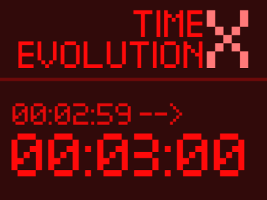 TIME EVOLUTION X [ 00:02:59 → 00:03:00 ]