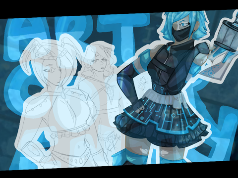  Puella Magi Midori Magica: Art comp entry