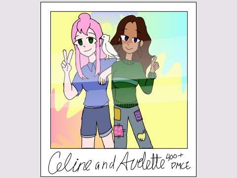 ➳ celine and audette || 400+ dmce ˊ．ˎ-