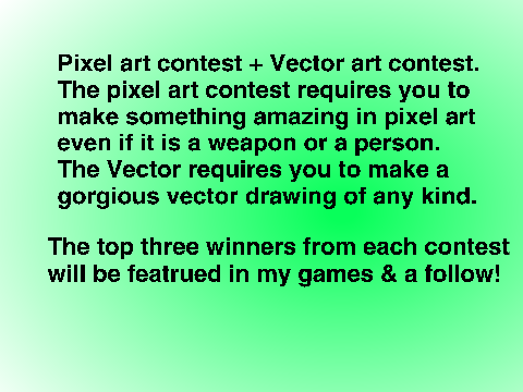 Vector + Pixel Art Contest!