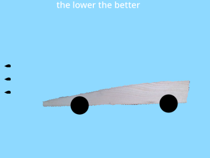 pinewood derby car areodynamics