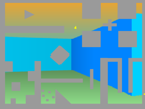 Griffpatch's Raycaster with "Big Steps" Optimization