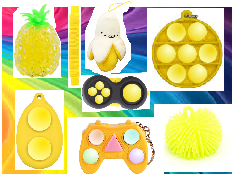 Yellow fidgets ! 