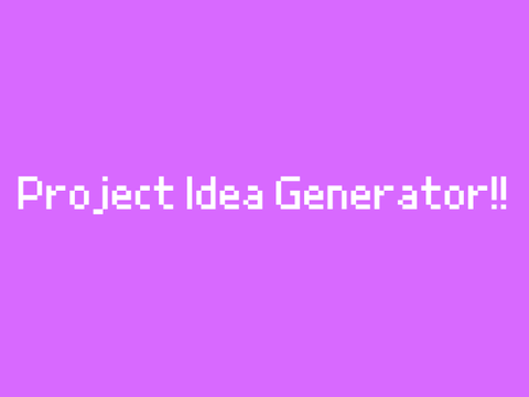 Random Project Generator