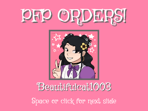 PFP ORDERS!