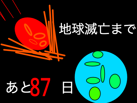 地球滅亡まで後87日