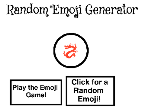 Random Emoji Generator and Game