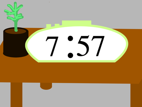 bedroom clock