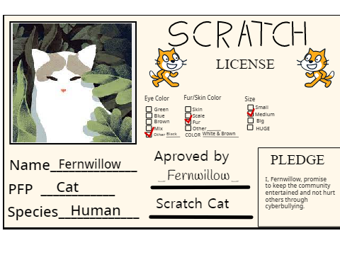 Scratch License!! Fernwillow Edition