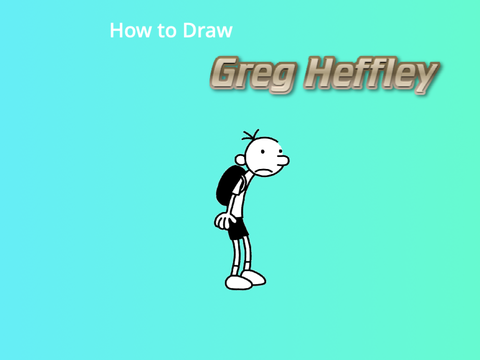How 2 draw Greg Heffley (Diary of a wimpy kid)