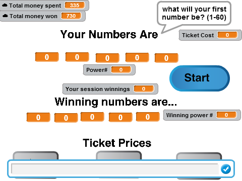 Lottery Simulator