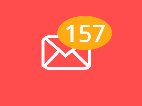 157 MAILS?!?
