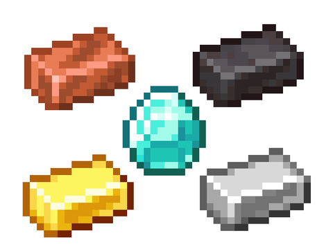 All ores Minecraft