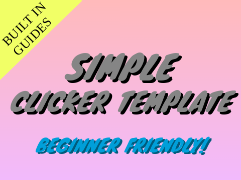 Simple Clicker Template