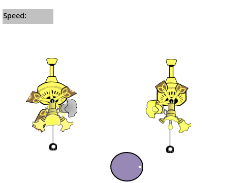 2 Broken Uchida Ceiling fans  
