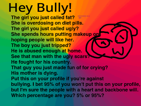 Remix this if you are against bullying! remix remix remix remix remix remix remix remix remix