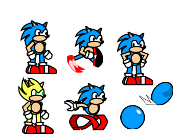 classic sonic sprites