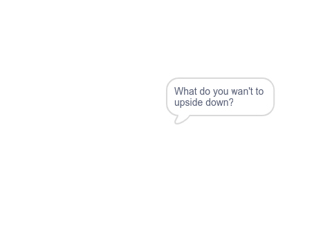 Upsidedown text converter