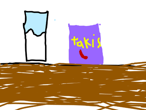 Takis and milk