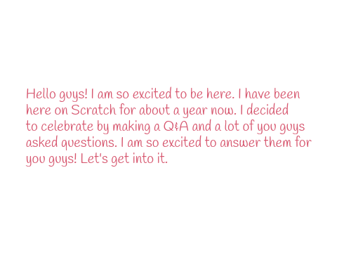 1 Year on Scratch Q&A