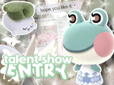 ⸝⸝ aesthetic talent show entry