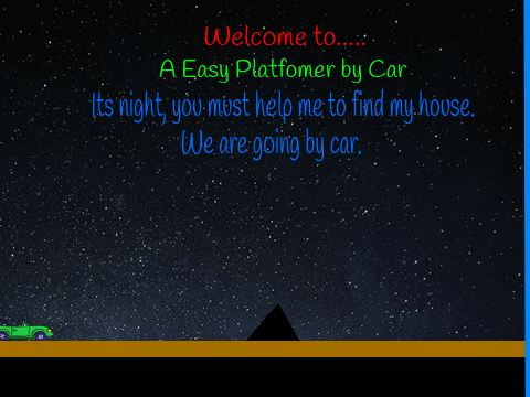 A Easy Platformer by Car