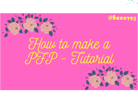 PFP Making Tutorial - @honey95 