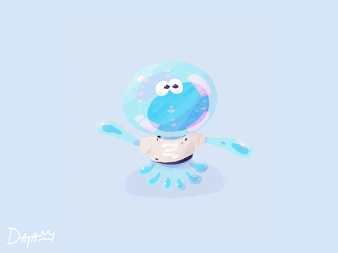 Splatoon 3 Jellyfish ♡ After Effects Animation 