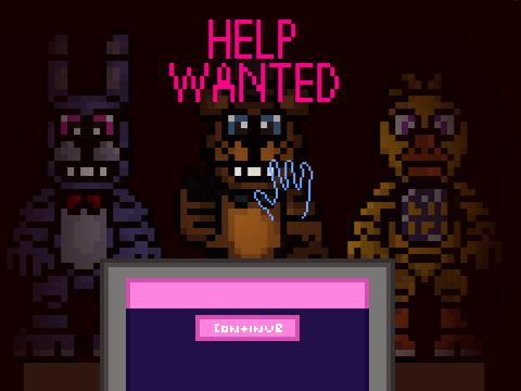 Help wanted menus