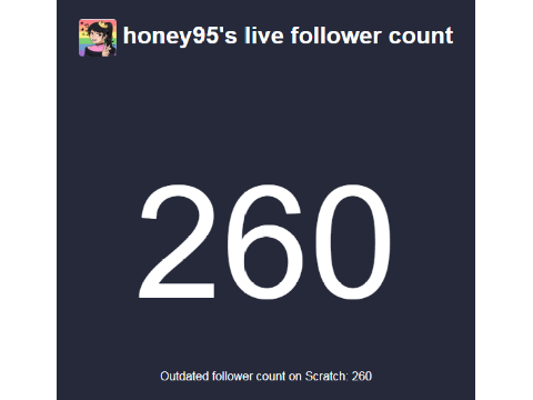 My Live Follower Count - @honey95 