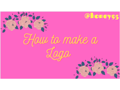 Logo Making Tutorial - @honey95 