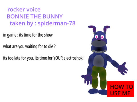 FAZBEAR CIRCUS VOICES SIGN UP