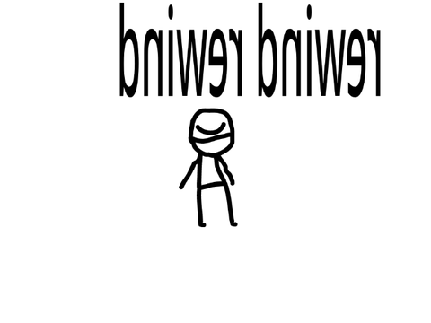 theres a secret message in the project. (rewind)